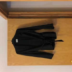 Modern Citizen Ina Relaxed Tie-Front Blazer S Black